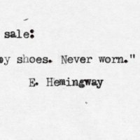 Hemingway Challenge - 6 Word Novel